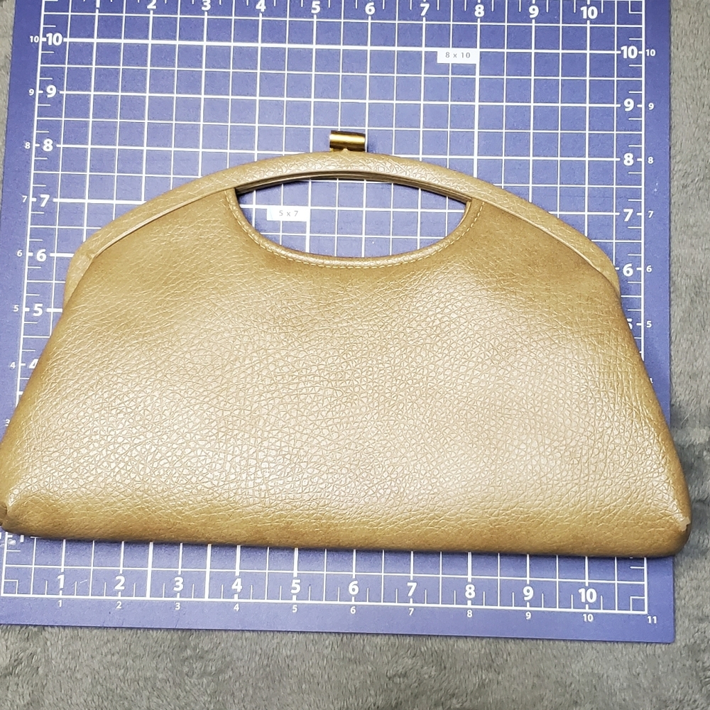 Vintage Admiral Tan Clutch